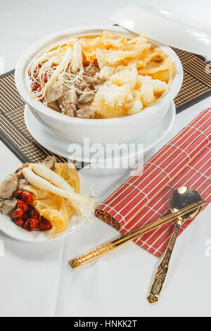 Soupe chinoise Banque D'Images