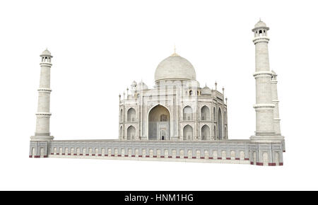 Taj Mahal Isolated Banque D'Images