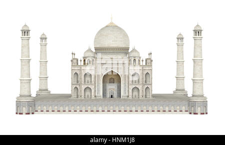 Taj Mahal Isolated Banque D'Images