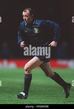 GARY MCALLISTER ECOSSE & Leeds United FC 28 mars 1996 Banque D'Images