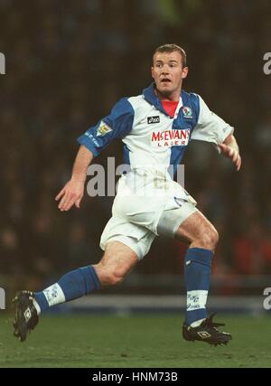 ALAN SHEARER Blackburn Rovers FC 09 Avril 1996 Banque D'Images