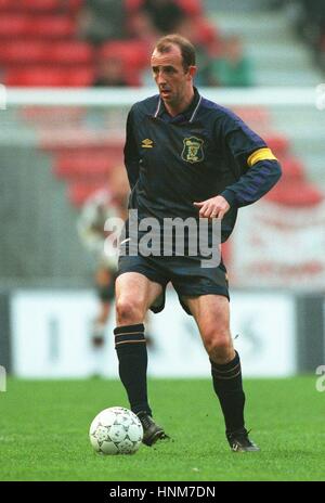 GARY MCALLISTER ECOSSE & Leeds United FC 30 Avril 1996 Banque D'Images