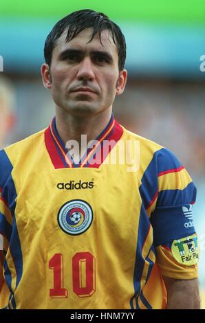 GHEORGHE HAGI ROUMANIE & FC BARCELONE 13 Juin 1996 Banque D'Images