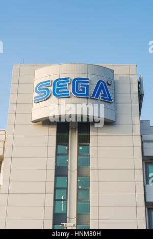 SEGA Europe Ltd à Brentford, London, UK Banque D'Images