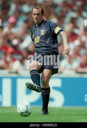 GARY MCALLISTER ECOSSE & Leeds United FC 18 Juin 1996 Banque D'Images