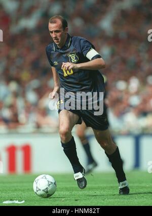 GARY MCALLISTER ECOSSE & Leeds United FC 18 Juin 1996 Banque D'Images