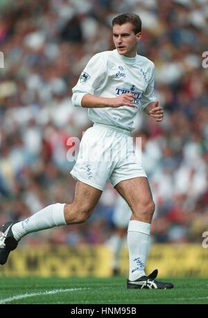 DAVID WETHERALL LEEDS UNITED FC 06 Octobre 1995 Banque D'Images