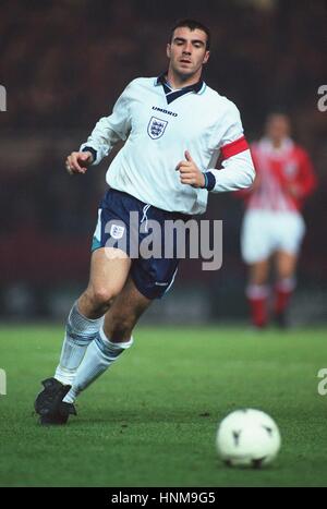 DAVID UNSWORTH ANGLETERRE U21 & Everton FC 22 Novembre 1995 Banque D'Images