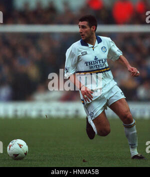 JOHN PEMBERTON LEEDS UNITED FC 17 Janvier 1995 Banque D'Images