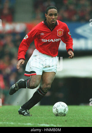 PAUL INCE MANCHESTER UNITED FC 06 mars 1995 Banque D'Images