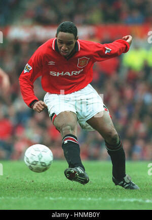PAUL INCE MANCHESTER UNITED FC 06 mars 1995 Banque D'Images