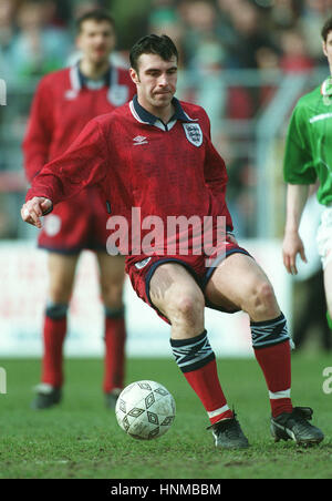 DAVID UNSWORTH ANGLETERRE U21 & Everton FC 11 Avril 1995 Banque D'Images