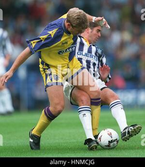 IAN HAMILTON & GLYNN, Hodges, WEST BROM V SHEFFIELD UTD FC 04 Septembre 1995 Banque D'Images