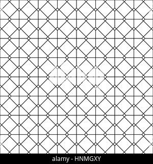 Motif de tessellation entrelacées de chevauchement d'octogones, similaire à celle des motifs géométriques islamique - vecteur répétant modifiable sans couture Illustration de Vecteur