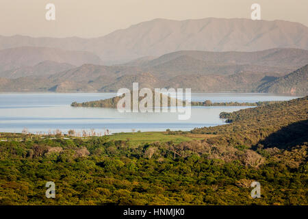 Lac Abaya, Parc National de Nechisar, Arba Minch, Ethiopie Banque D'Images