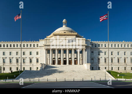 Façade Sud CAPITOL BUILDING (©RAFAEL CARMOEGA 1929) SAN JUAN PUERTO RICO Banque D'Images