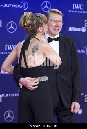 Monaco, Monaco. 14Th Feb 2017. Monte Carlo, Monaco - Février 14, 2017 : tapis rouge à la Laureus World Sports Awards avec l'utilisation de crédit dans le monde entier | : dpa/Alamy Live News Banque D'Images