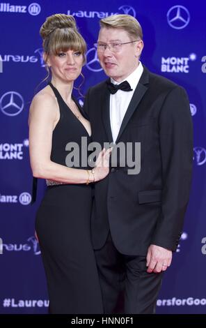 Monaco, Monaco. 14Th Feb 2017. Monte Carlo, Monaco - Février 14, 2017 : tapis rouge à la Laureus World Sports Awards avec l'utilisation de crédit dans le monde entier | : dpa/Alamy Live News Banque D'Images