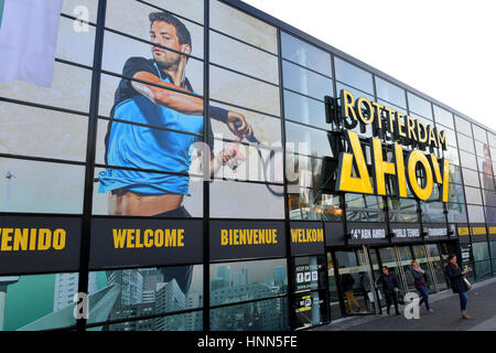 Rotterdam, aux Pays-Bas. Feb 15, 2017. 15-2-2017:TENNIS ABN AMRO WTT:ROTTERDAM ABN AMRO World Tennis Tournoi ATP World Tour 500 Hardcourt Sportpalace Ahoy, hôte du WTT Photo : Cronos/Henk Seppen Crédit : Cronos Foto/Alamy Live News Banque D'Images