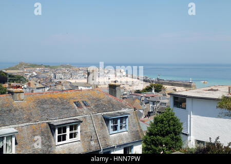 ST IVES Cornwall England 2013 Station balnéaire et de villégiature à l'English côte sud 2013 Banque D'Images