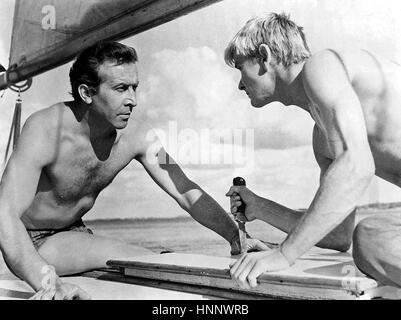 Das Messer im Wasser aka. Nóz w wodzie aka. Le couteau dans l'eau, Pologne 1962 Réalisateur : Roman Polanski acteurs/Stars : Leon Niemczyk, Jolanta Umecka, Zygmunt Malanowicz Banque D'Images