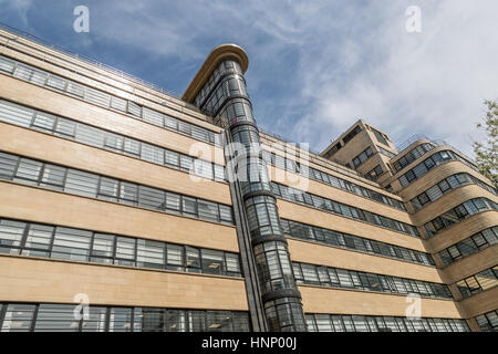 Le magnifique bâtiment classé grade II moderniste à la périphérie de la ville de Londres Banque D'Images