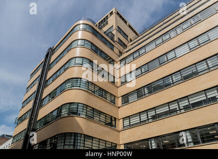 Le magnifique bâtiment classé grade II moderniste à la périphérie de la ville de Londres Banque D'Images