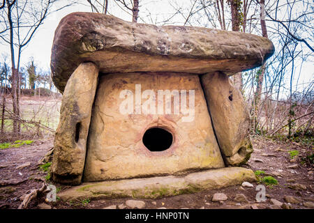 Dolmen de la forêt. Près de Gelendzhyk, Russie Banque D'Images