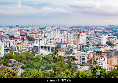 Pattaya, Thaïlande,Vue d'en haut Banque D'Images