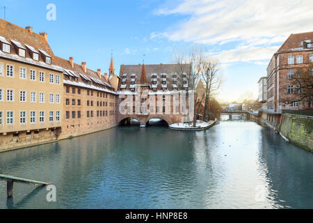 La ville médiévale de Nuremberg, Allemagne Banque D'Images