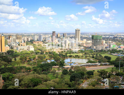 Cityscape, Nairobi, Kenya Banque D'Images