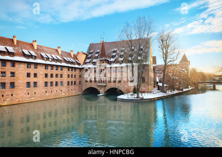 La ville médiévale de Nuremberg, Allemagne Banque D'Images