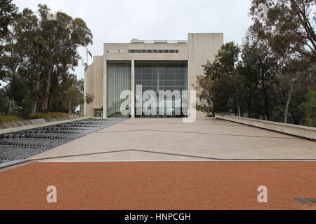 La Haute Cour d'Australie à Canberra (Australie). Banque D'Images