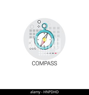 L'icône boussole d' équipement Tourisme Illustration de Vecteur