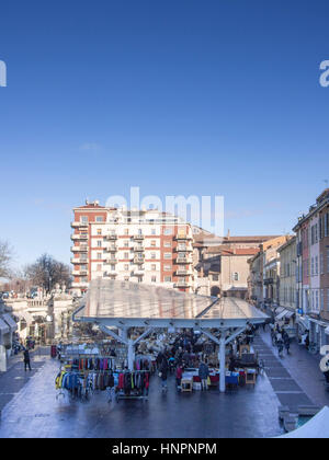 Piazza Ghiaia Place du marché, Parme, Italie Banque D'Images