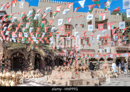 Dans le souk de Nizwa, Oman, au Moyen-Orient, en Asie Banque D'Images