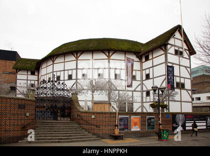 Globe Theatre London Bankside Banque D'Images