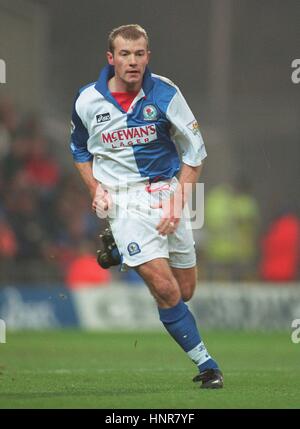 ALAN SHEARER Blackburn Rovers FC 22 Janvier 1996 Banque D'Images