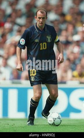 GARY MCALLISTER ECOSSE & Leeds United FC 18 Juin 1996 Banque D'Images