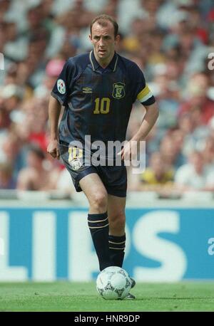 GARY MCALLISTER ECOSSE & Leeds United FC 18 Juin 1996 Banque D'Images