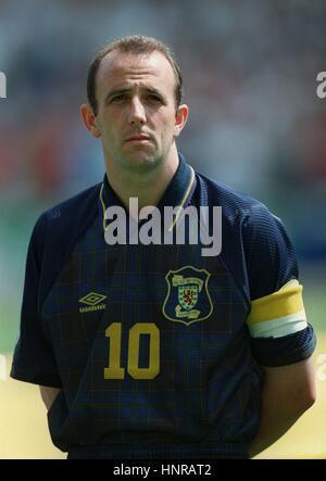 GARY MCALLISTER ECOSSE & Leeds United FC 18 Juin 1996 Banque D'Images