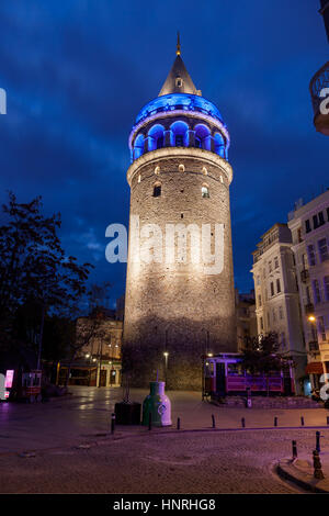 ISTANBUL, TURQUIE - 17 NOVEMBRE 2015 : la tour de Galata, Shutterstock ID 344112122 Banque D'Images