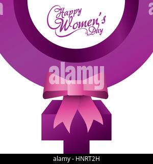 Heureux jour femmes design carte illustration vecteur eps 10 Illustration de Vecteur