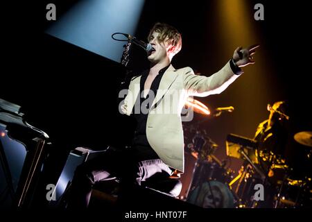 Milan, Italie. 15 Février, 2017. Tom Odell effectue live au crédit d'Alcatraz : Roberto Finizio/ Alamy Live News Banque D'Images