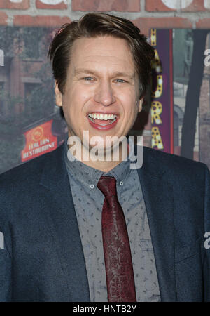 Hollywood, États-Unis. 15 février 2017. 15 février 2017 - Hollywood, Californie - Pete Holmes. Los Angeles première de ''Crashing'' de HBO à Avalon Hollywood. Crédit photo : AdMedia. Crédit : AdMedia/Alamy Live News Banque D'Images