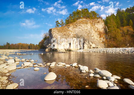 Bialki Przelom 'réserve naturelle, le Parc National des Pieniny, Pologne, Europe Banque D'Images