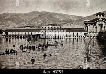 Parc du lac Pavilion, Salt Lake City, Utah, vers 1890 Banque D'Images