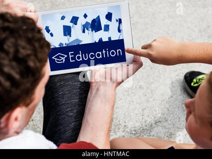 L'icône de l'École Programme d'agrément de l'Académie Banque D'Images