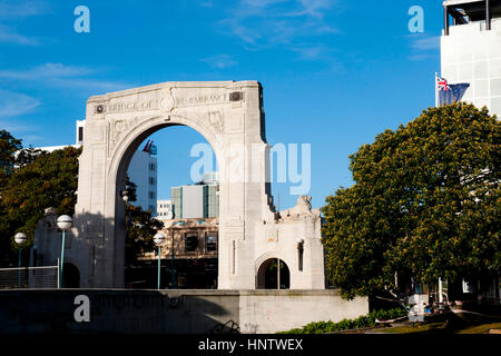 Pont de la mémoire - Christchurch - Nouvelle-Zélande Banque D'Images