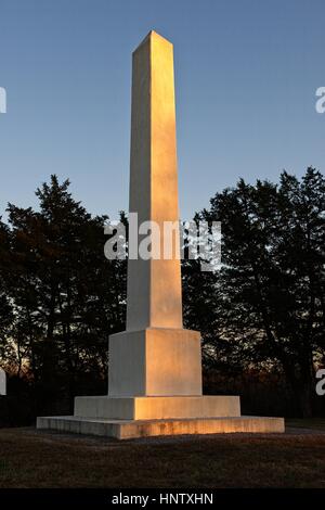 Champ de bataille National de Stones River Murfreesboro Tennessee Banque D'Images